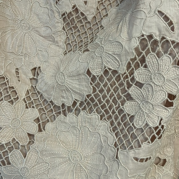 Bird by Juicy Couture Tan Strapless Lace Dress-M - Picture 6 of 9